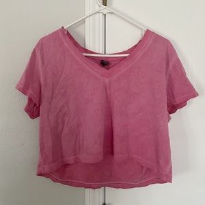 pink t shirt!
